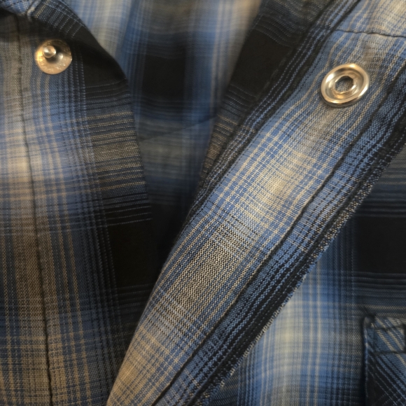 Vintage Wrangler Western "pearl snap" snap-up shirt - Picture 7 of 8